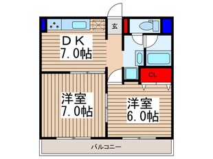 ウイング上福岡の物件間取画像